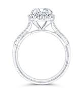 14 Karat White Gold Diamond Engagement Ring- Special Order Only